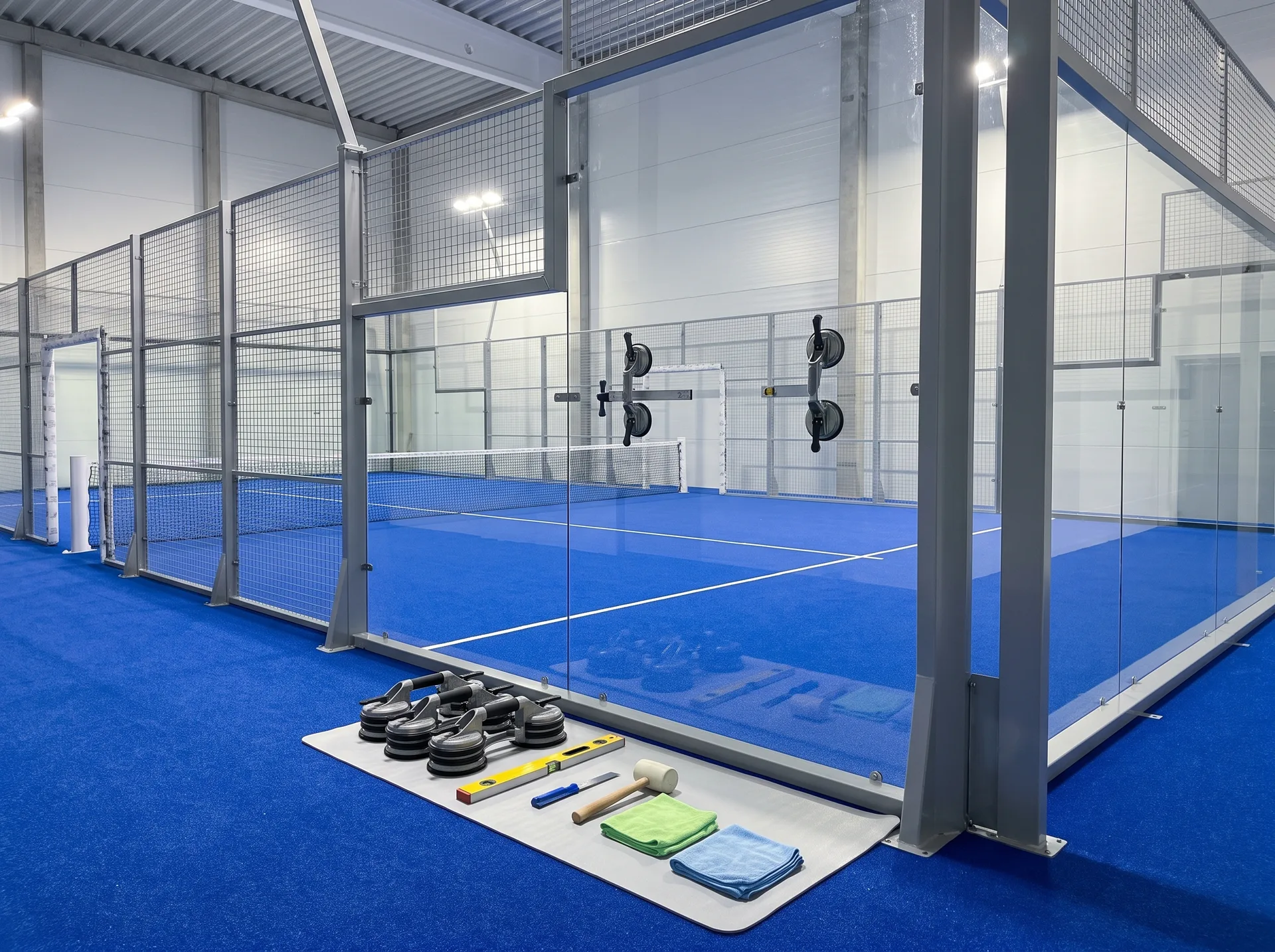 Poradnik wymiany szyb w korcie padel